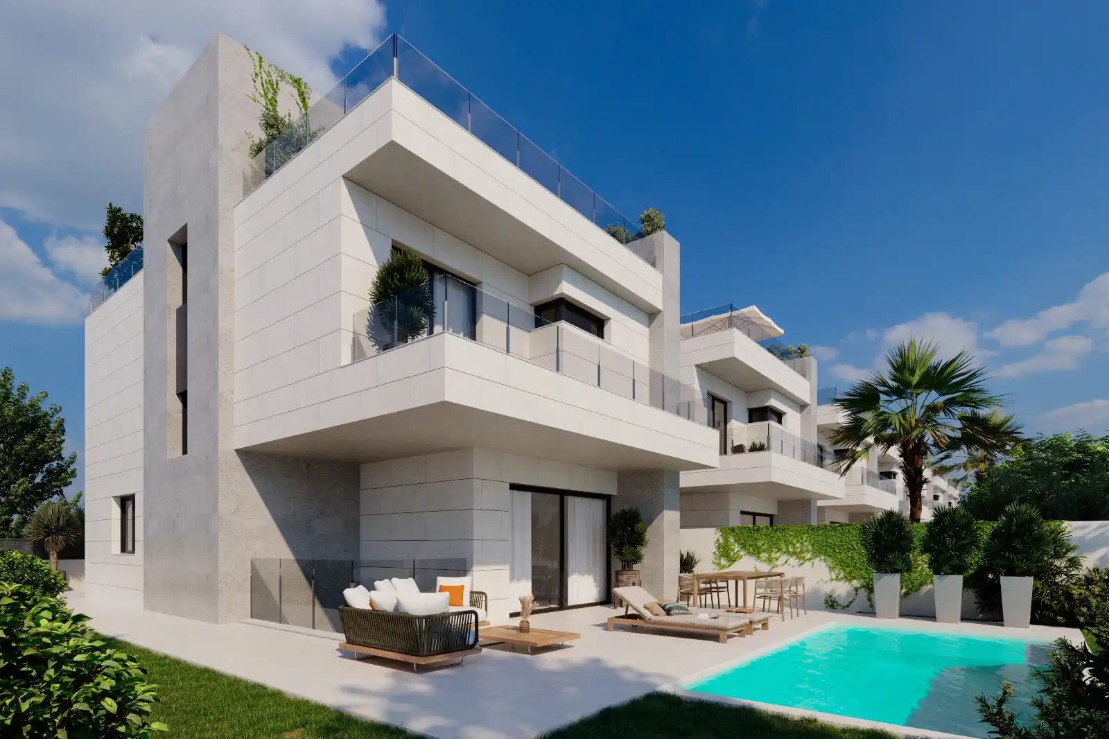 Casa aparellada amb terrassa en venda a Avinguda Capiscol