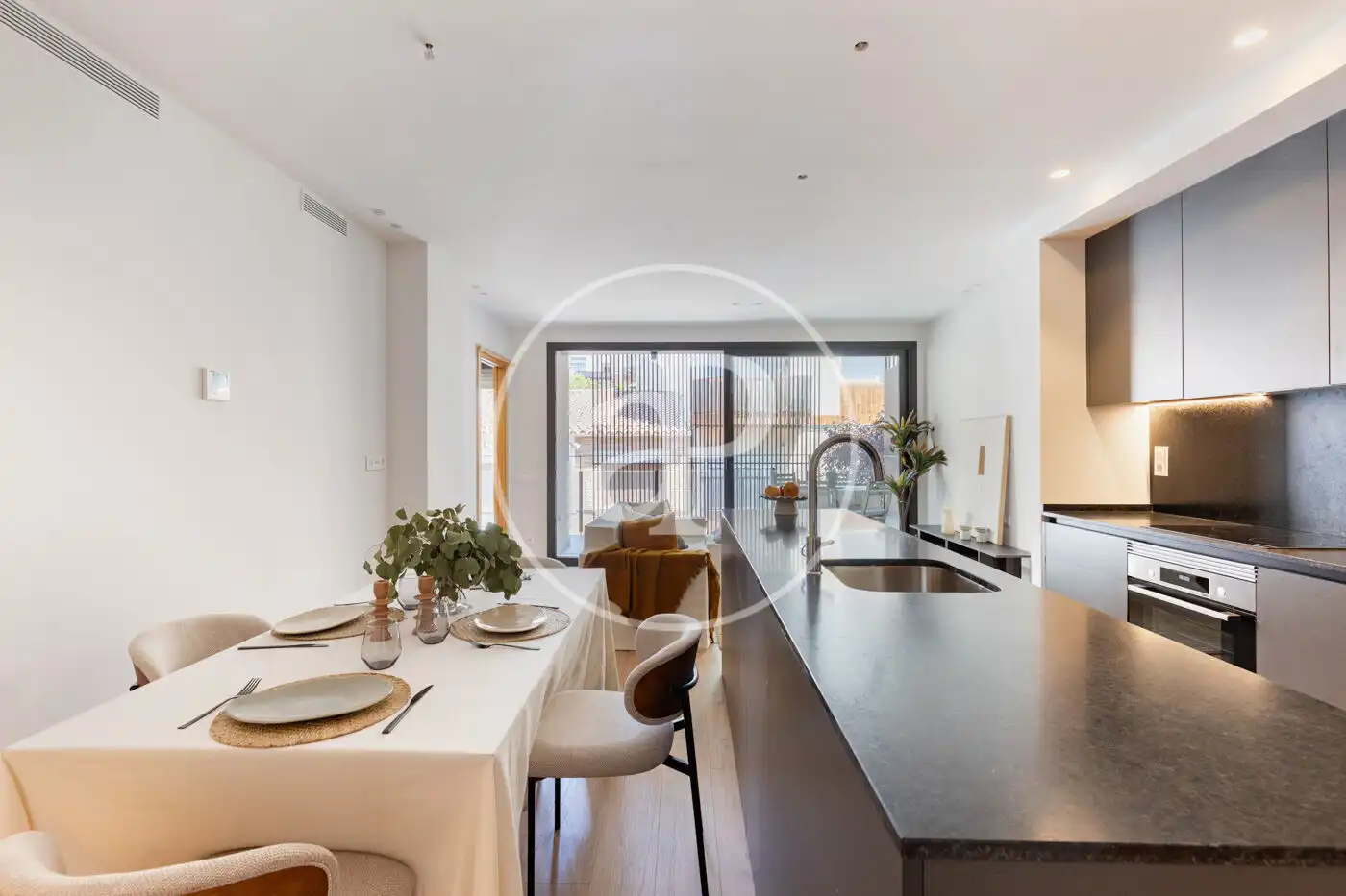Kitchen of Flat for sale in Sant Cugat del Vallès  with Air Conditioner, Heating and Terrace
