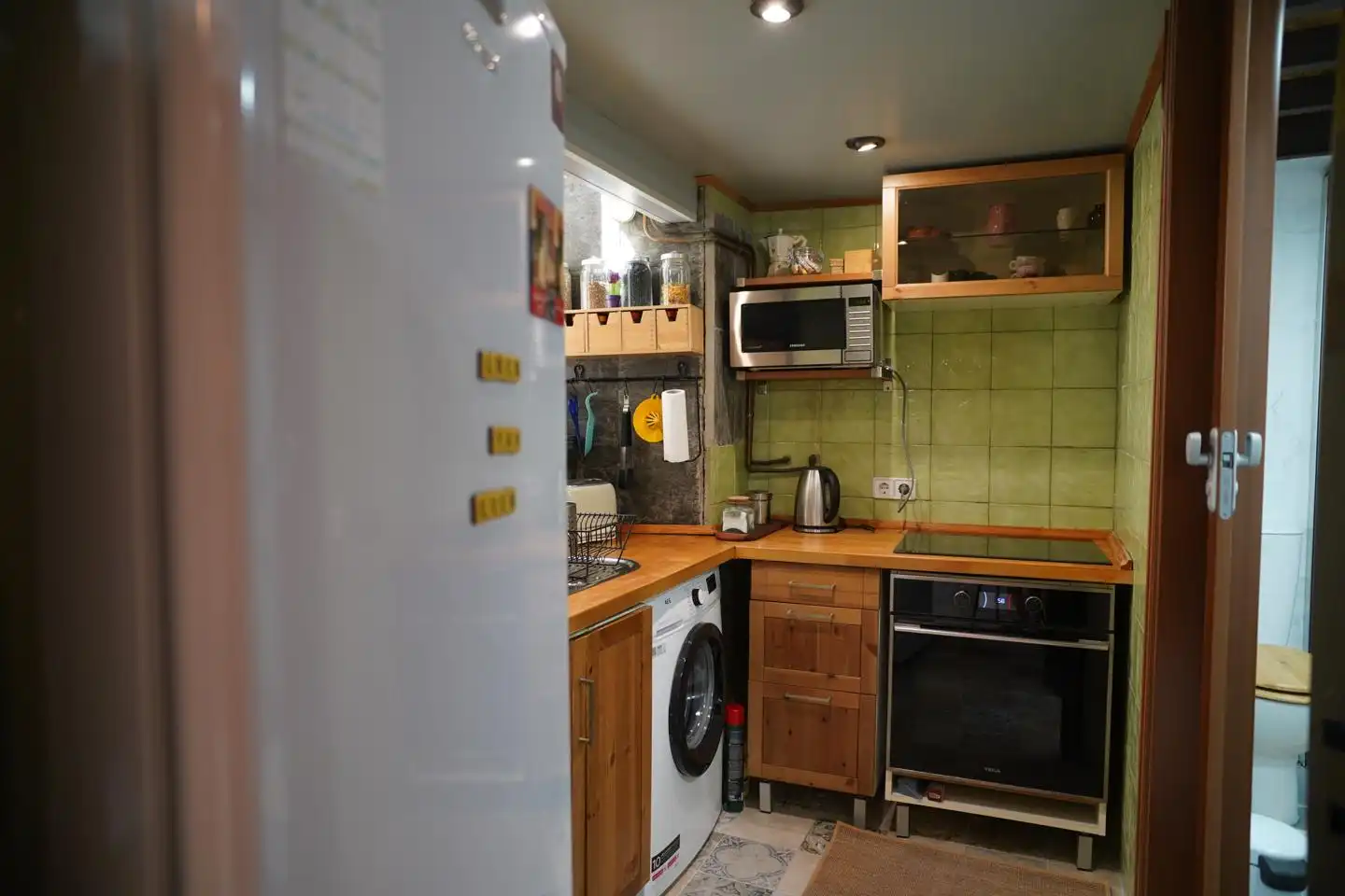 Cuina de Planta baixa de lloguer en Madrid amb Aire condicionat, Calefacció i Parquet