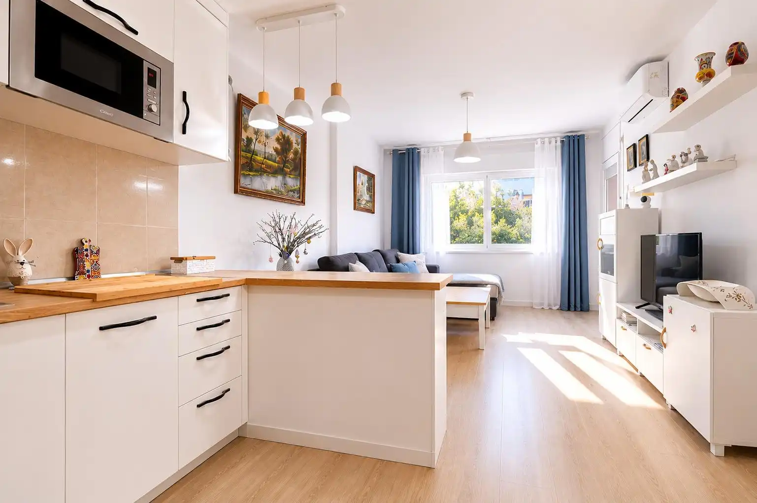Cocina de Apartamento en venta en Cambrils con Aire acondicionado, Calefacción y Terraza
