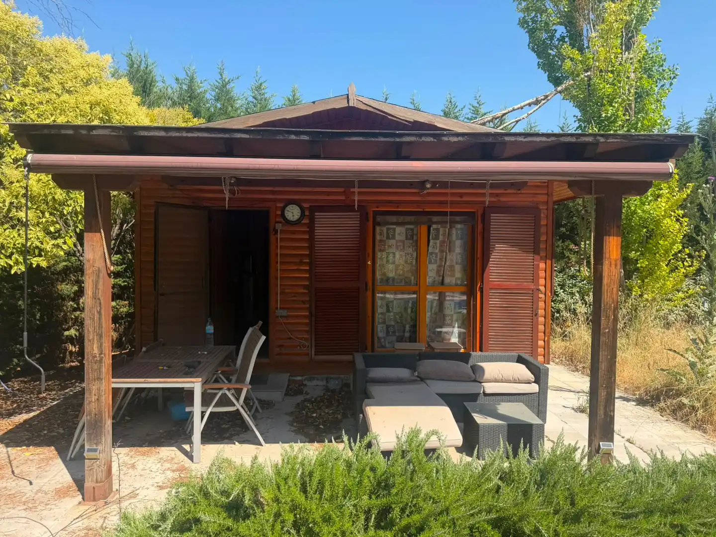 Vista exterior de Casa o chalet en venta en Mejorada del Campo con Jardín privado, Terraza y Piscina