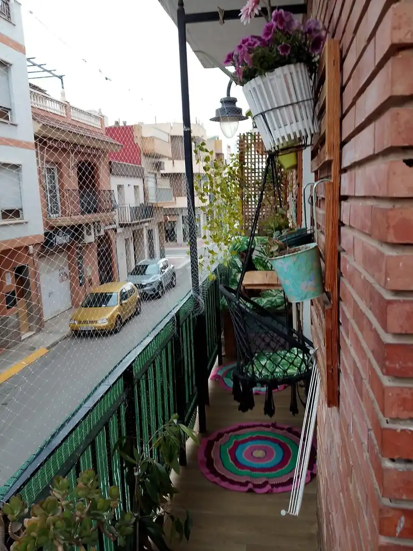 Balcony of Flat for sale in Massamagrell  with Air Conditioner, Parquet flooring and Balcony