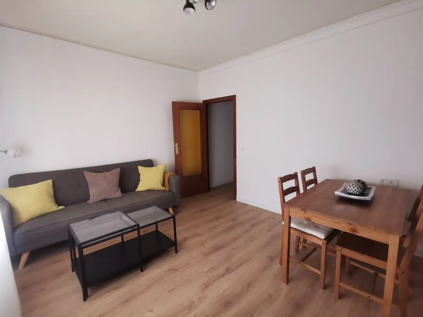 Wohnzimmer von Wohnung zur Miete in Salamanca mit Heizung, Parkett und Möbliert