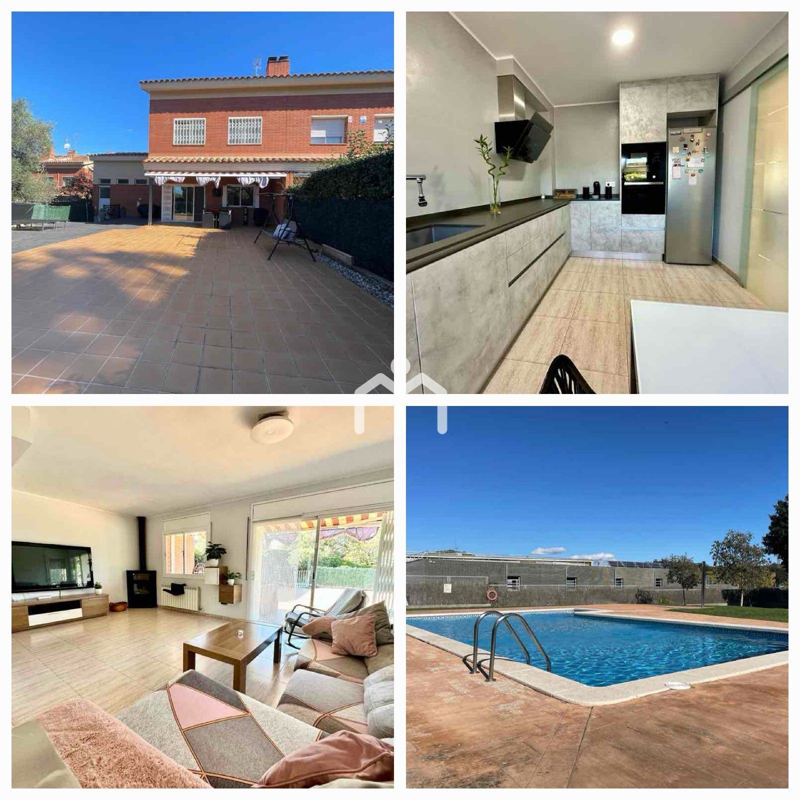 Exterior view of House or chalet for sale in Vilanova del Vallès  with Heating, Storage room and Swimming Pool