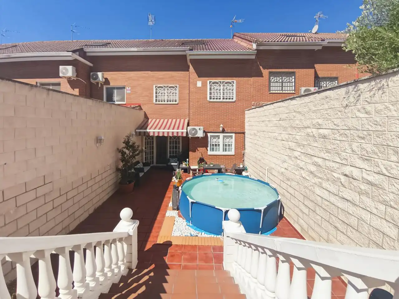 Jardín de Casa adosada en venta en Rivas-Vaciamadrid con Aire acondicionado, Calefacción y Jardín privado