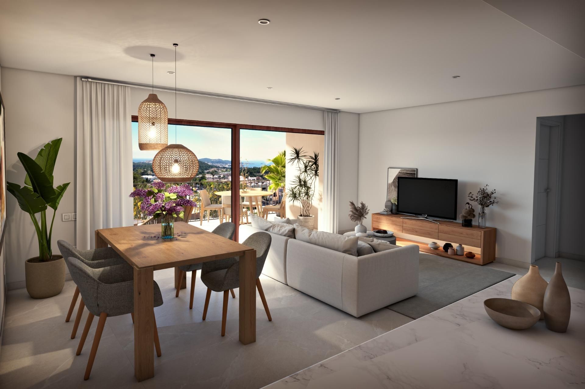 Living room of Apartment for sale in Capdepera  with Air Conditioner, Heating and Private garden