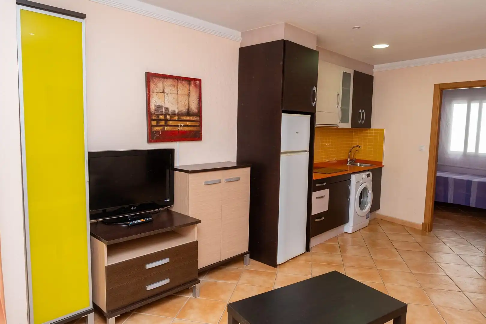 Sala d'estar de Apartament en venda en Formentera del Segura amb Aire condicionat, Terrassa i Moblat