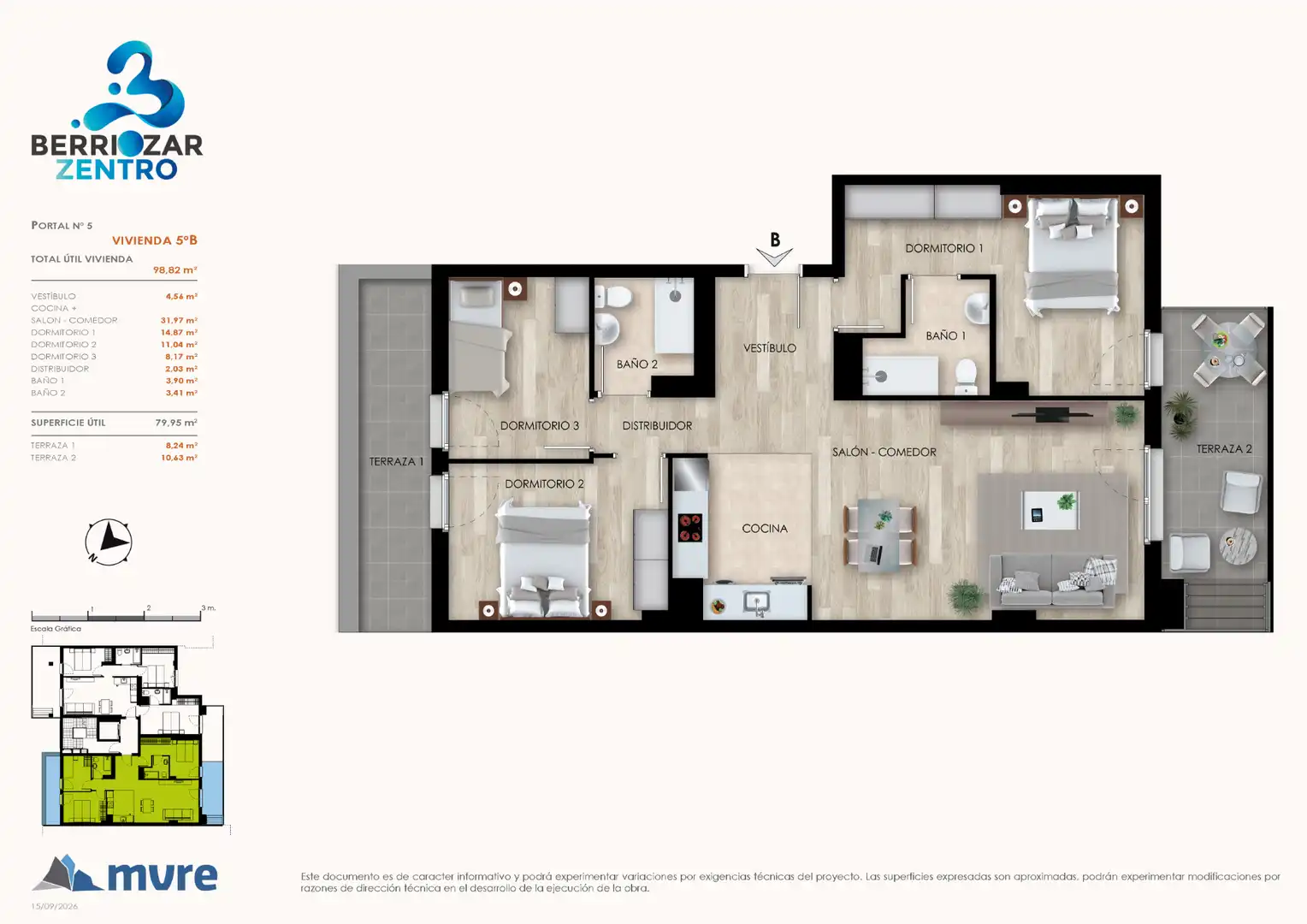 Attique avec ascenseur à vendre à Calle Galzapalea, imagen 4