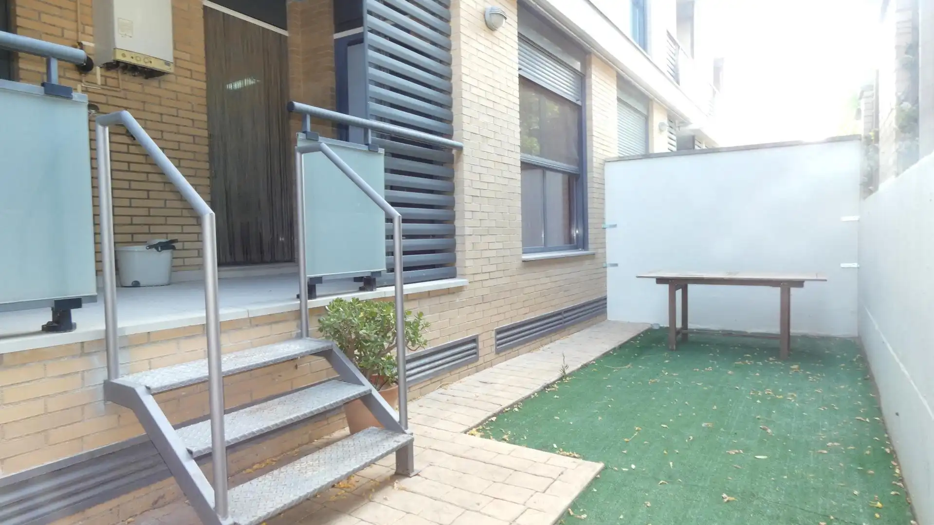 Terraza de Apartamento en venta en Alagón con Calefacción, Jardín privado y Parquet