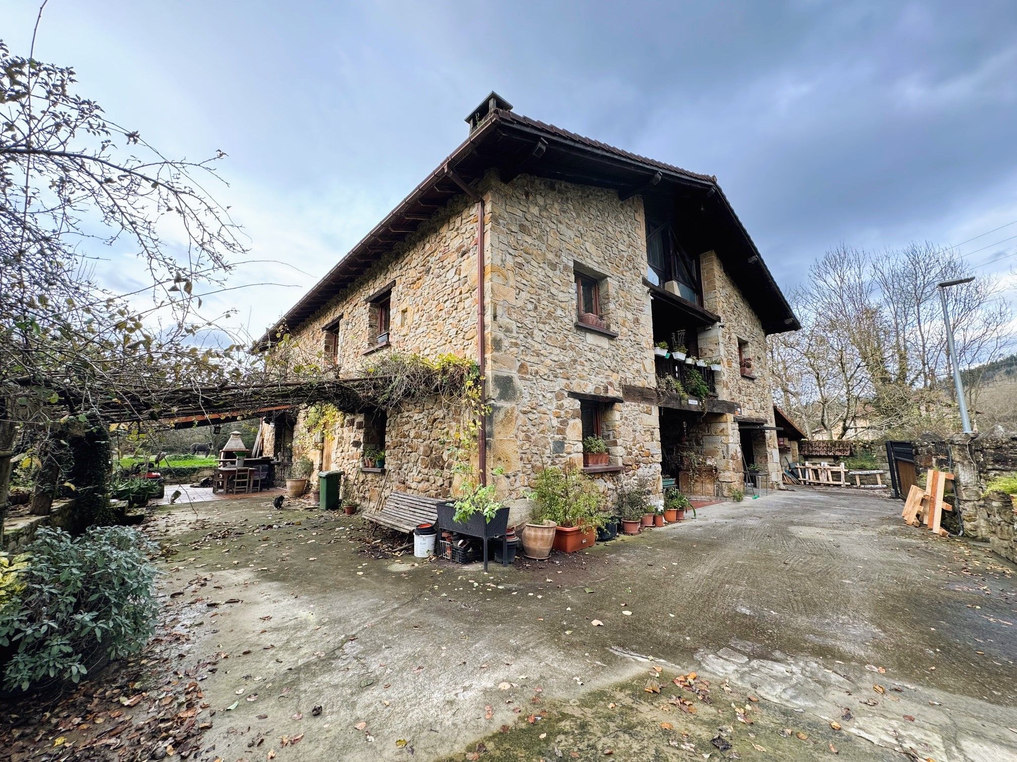 Exterior view of Country house for sale in Abadiño   with Heating, Private garden and Terrace