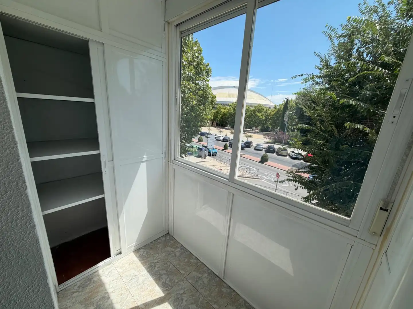 Balcony of Flat for rent in Leganés  with Air Conditioner and Heating