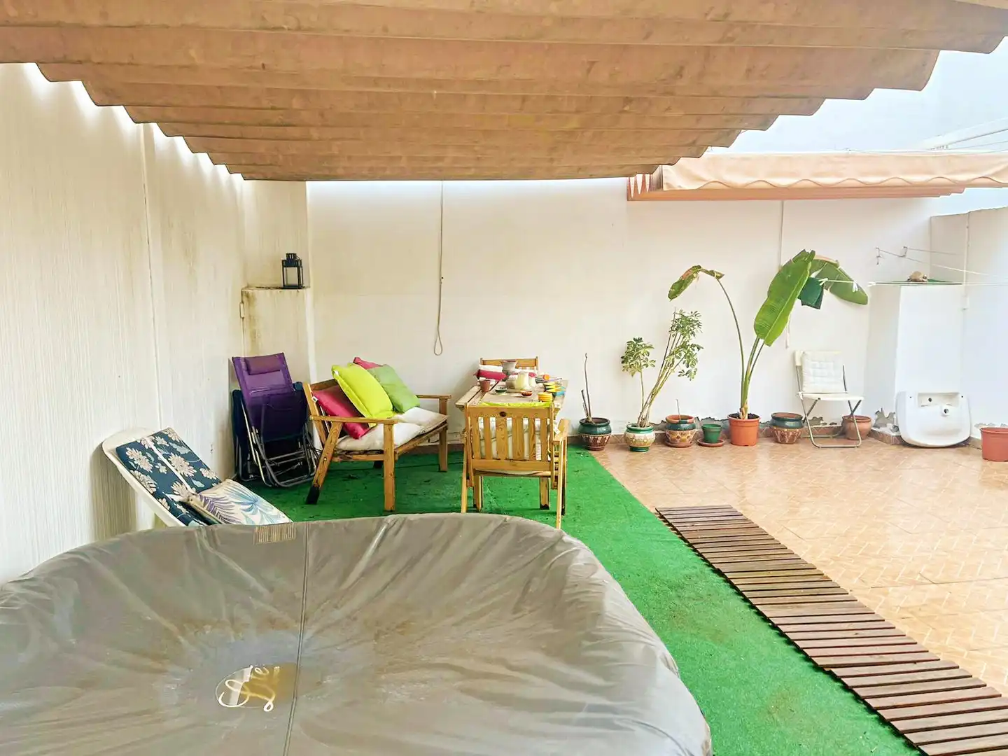 Terrassa de Casa adosada en venda en Cártama amb Aire condicionat, Terrassa i Piscina comunitària