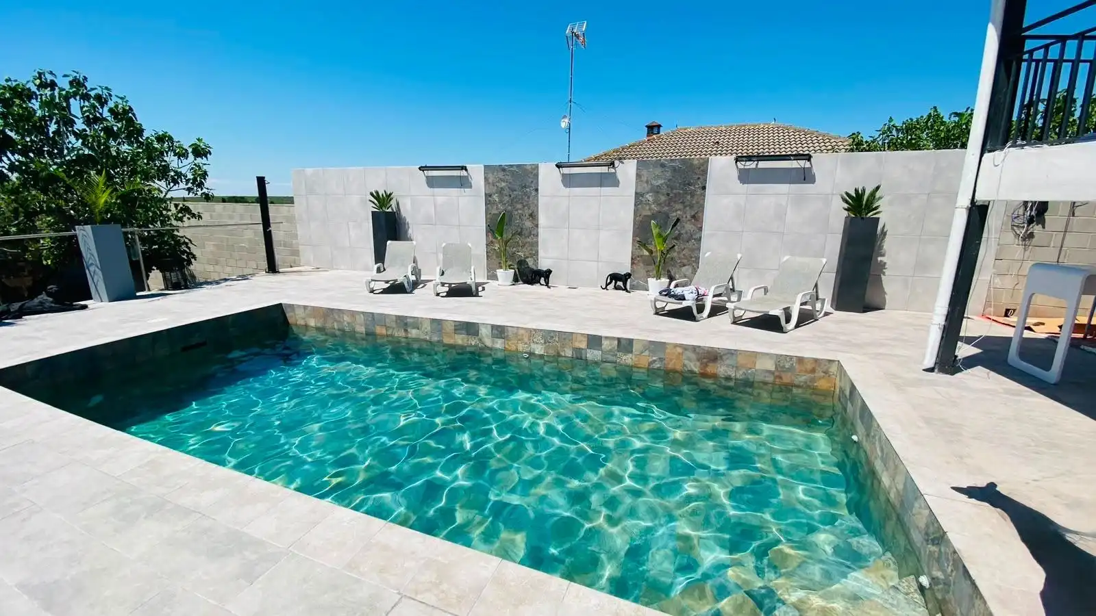 Piscina de Casa o xalet en venda en El Viso de San Juan amb Calefacció, Jardí privat i Piscina