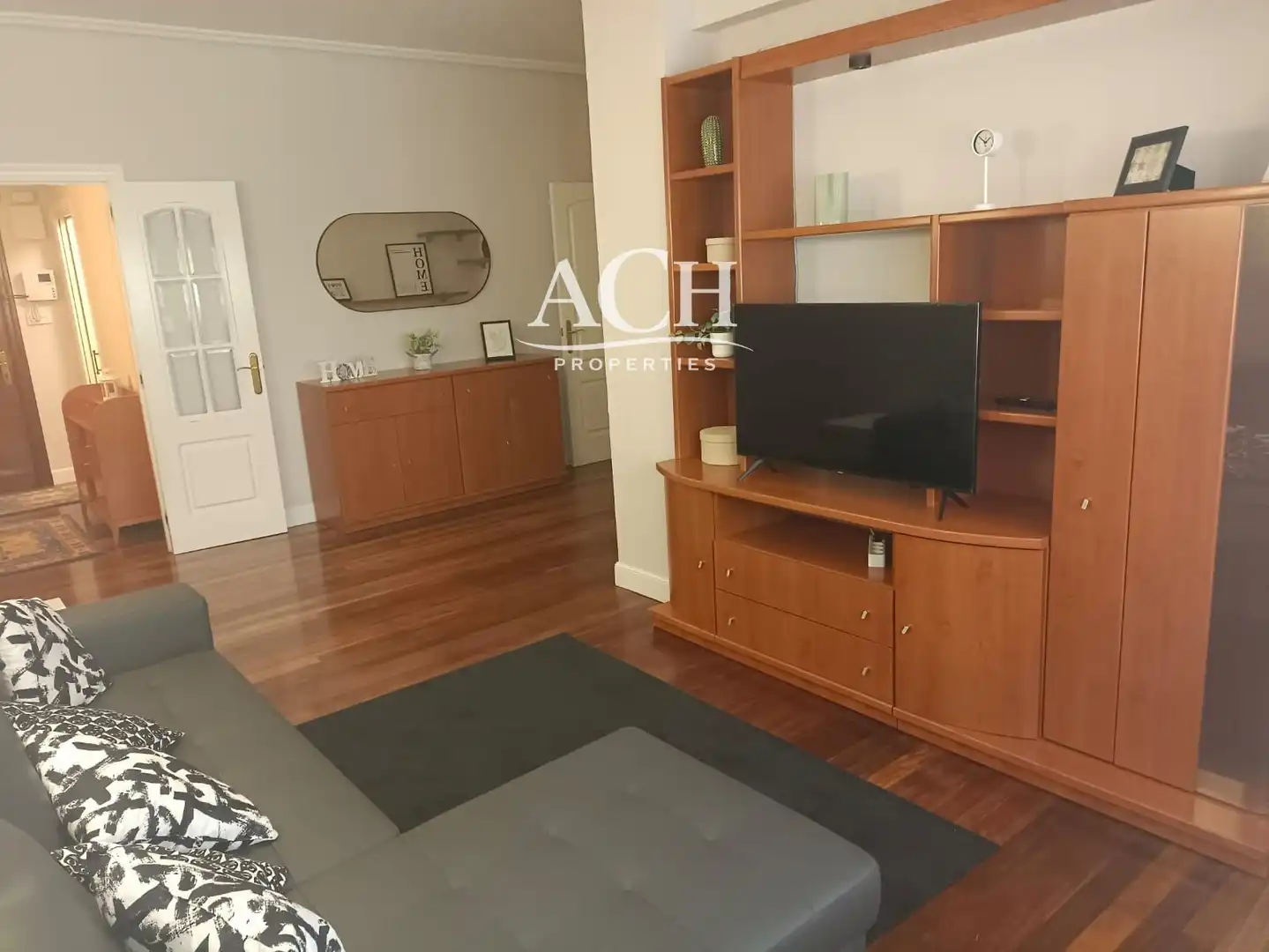 Sala de estar de Piso de alquiler en Bilbao  con Calefacción, Horno y Lavadora