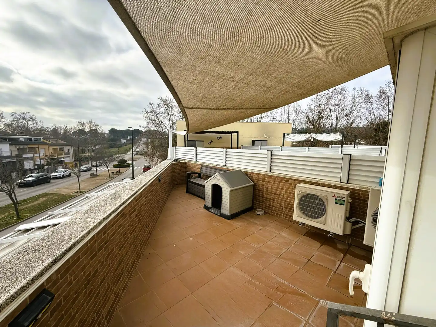 Terrace of Duplexes for sale in Palau-solità i Plegamans  with Air Conditioner, Heating and Parquet flooring