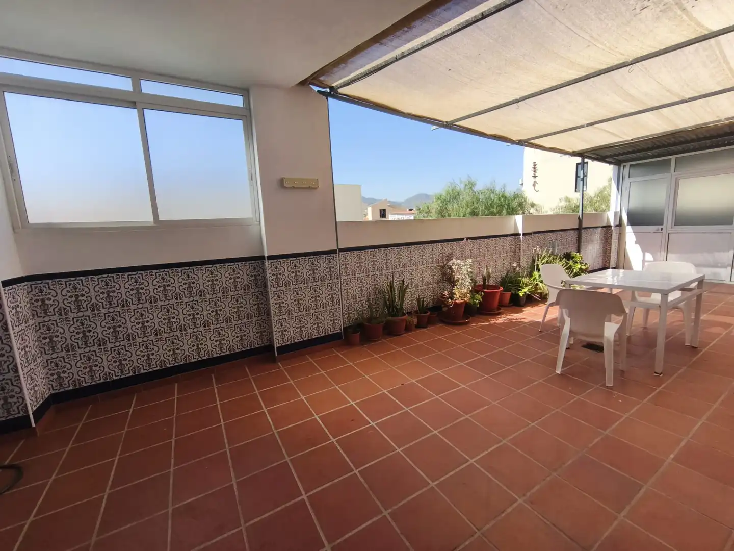 Terraza de Piso de alquiler en Cártama con Terraza, Trastero y Amueblado