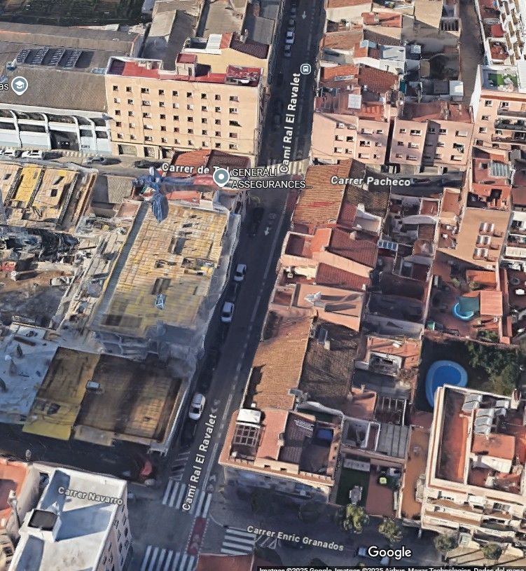 Vista exterior de Pis en venda en Mataró amb Terrassa