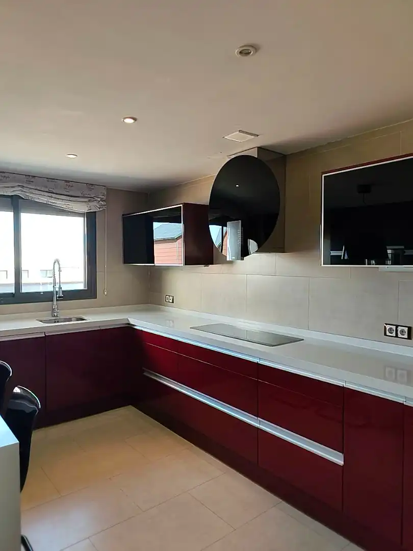 Kitchen of Attic for rent in Leganés  with Air Conditioner, Heating and Private garden