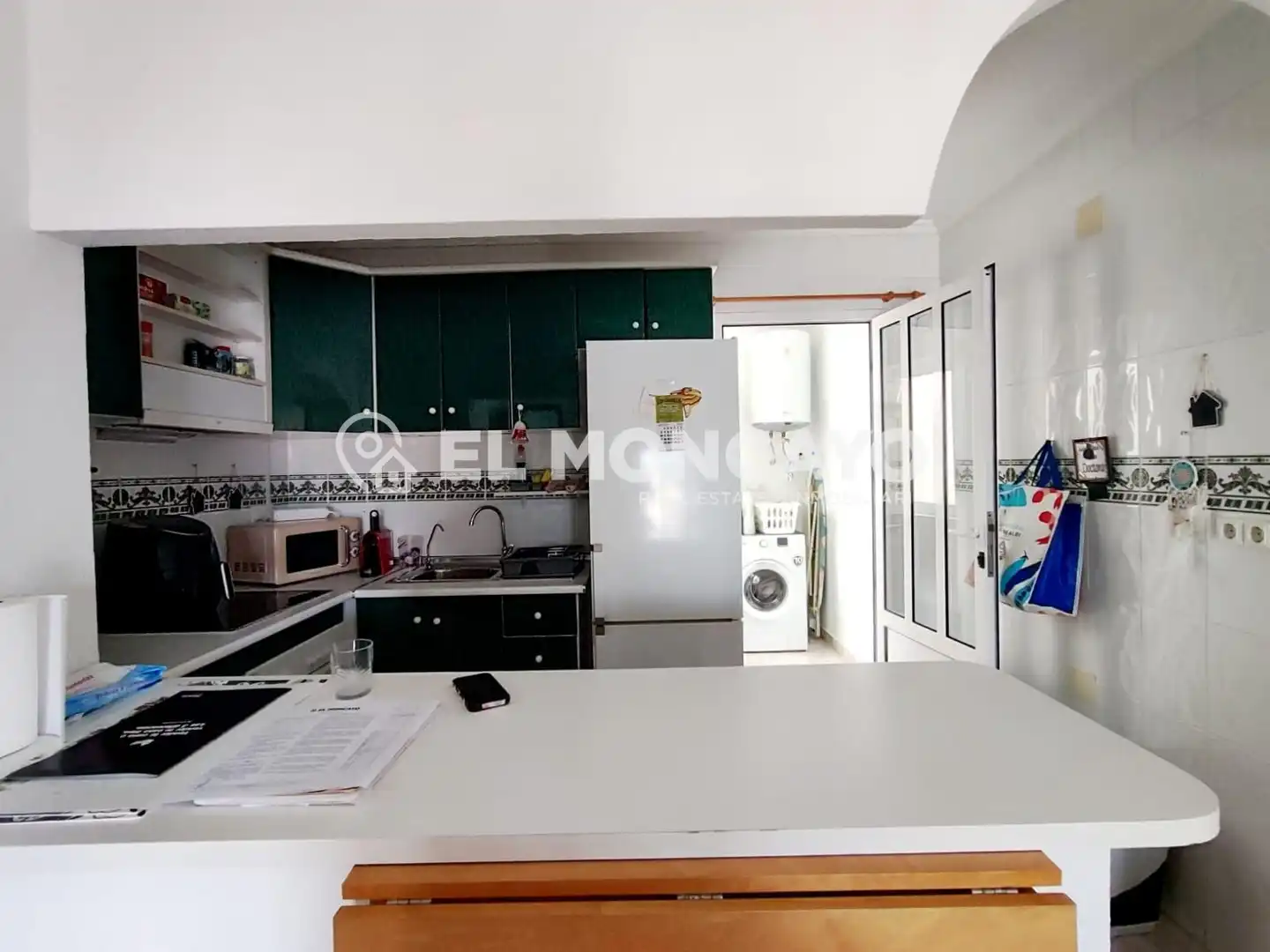 Cocina de Apartamento en venta en Guardamar del Segura con Aire acondicionado, Calefacción y Terraza