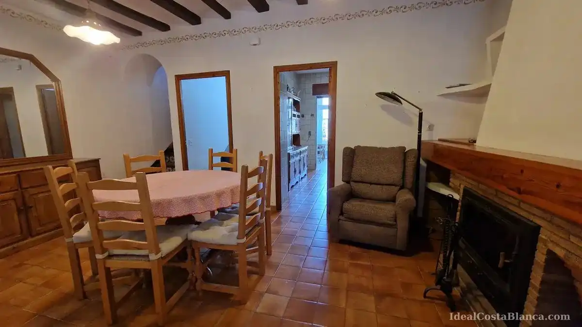 Esszimmer von Country house zur Miete in El Castell de Guadalest, Alicante
