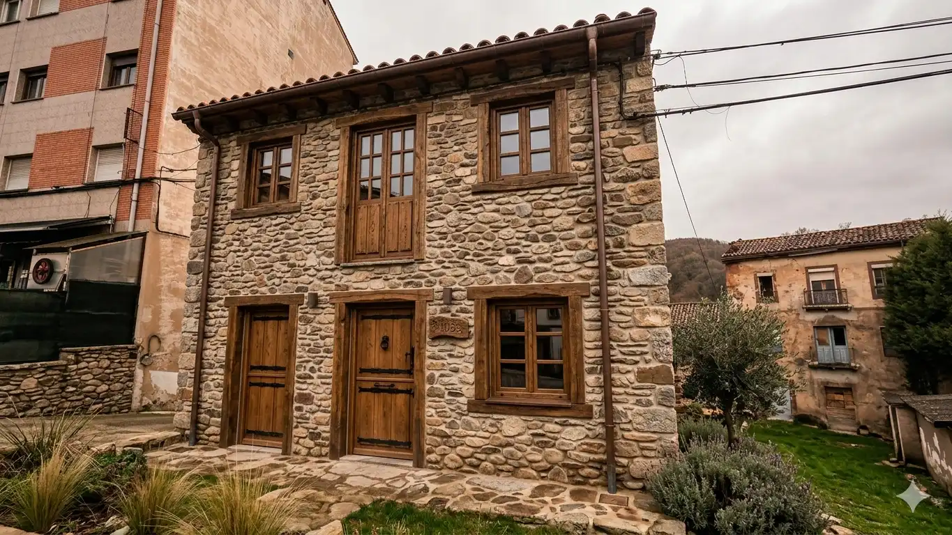 Vista exterior de Casa o chalet en venta en Langreo con Jardín privado