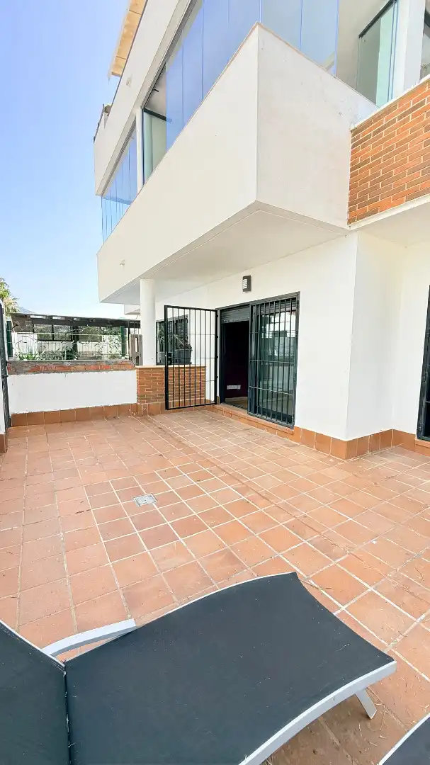 Terraza de Piso en venta en Mijas con Aire acondicionado, Jardín privado y Terraza