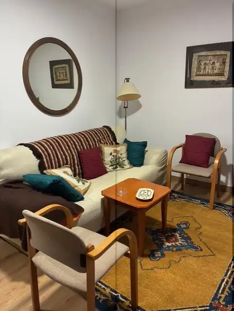 Sala de estar de Finca rústica de alquiler en Cabezón de la Sal con Trastero, Amueblado y Horno