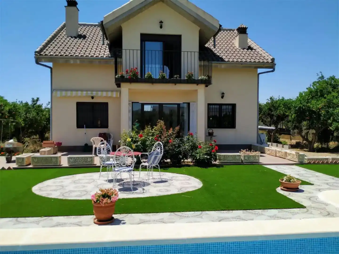 Terrassa de Casa o xalet en venda en Totana amb Aire condicionat, Piscina i Balcó