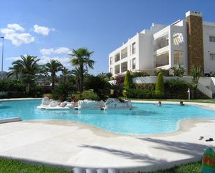 Piscina de Apartament en venda en Moraira amb Aire condicionat, Terrassa i Piscina