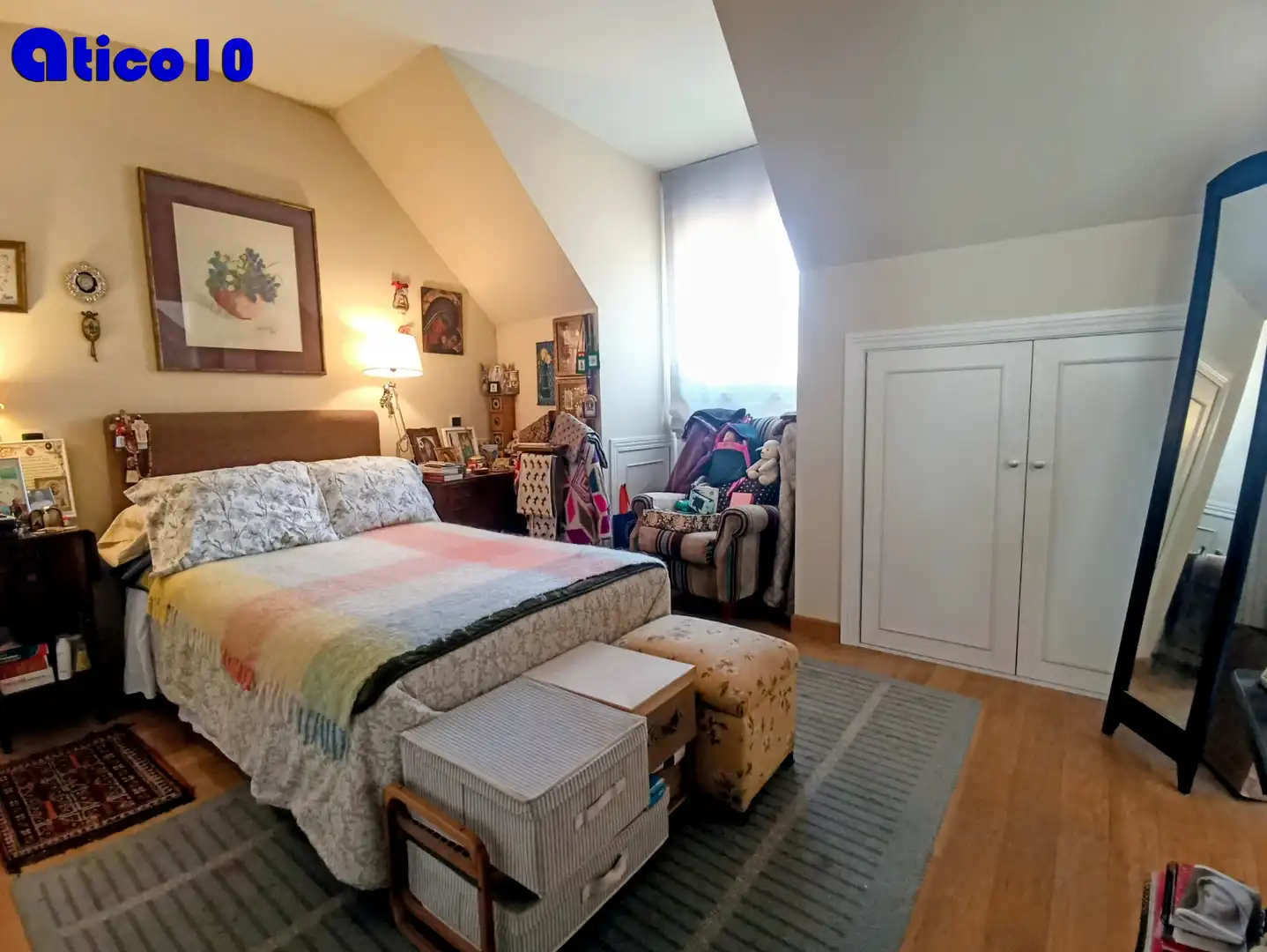 Bedroom of Attic for sale in Oviedo   with Heating, Parquet flooring and Terrace