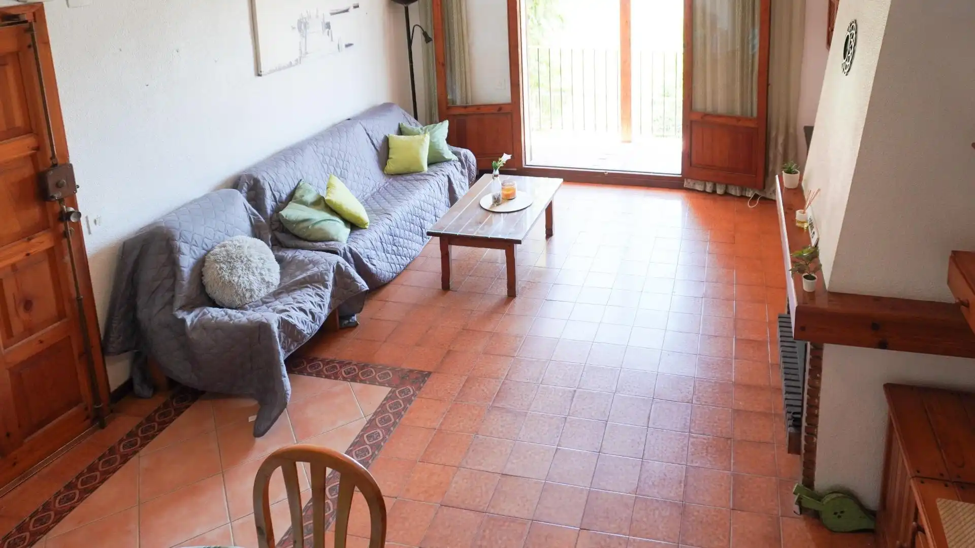 Wohnzimmer von Dachboden zum Verkauf in El Puig de Santa Maria mit Privatgarten, Terrasse und Balkon