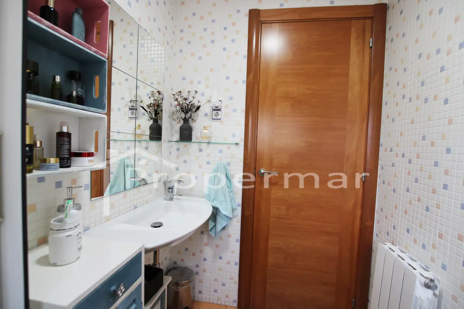 Badezimmer von Haus oder Chalet zum Verkauf in Sant Antoni de Vilamajor mit Klimaanlage, Heizung und Privatgarten
