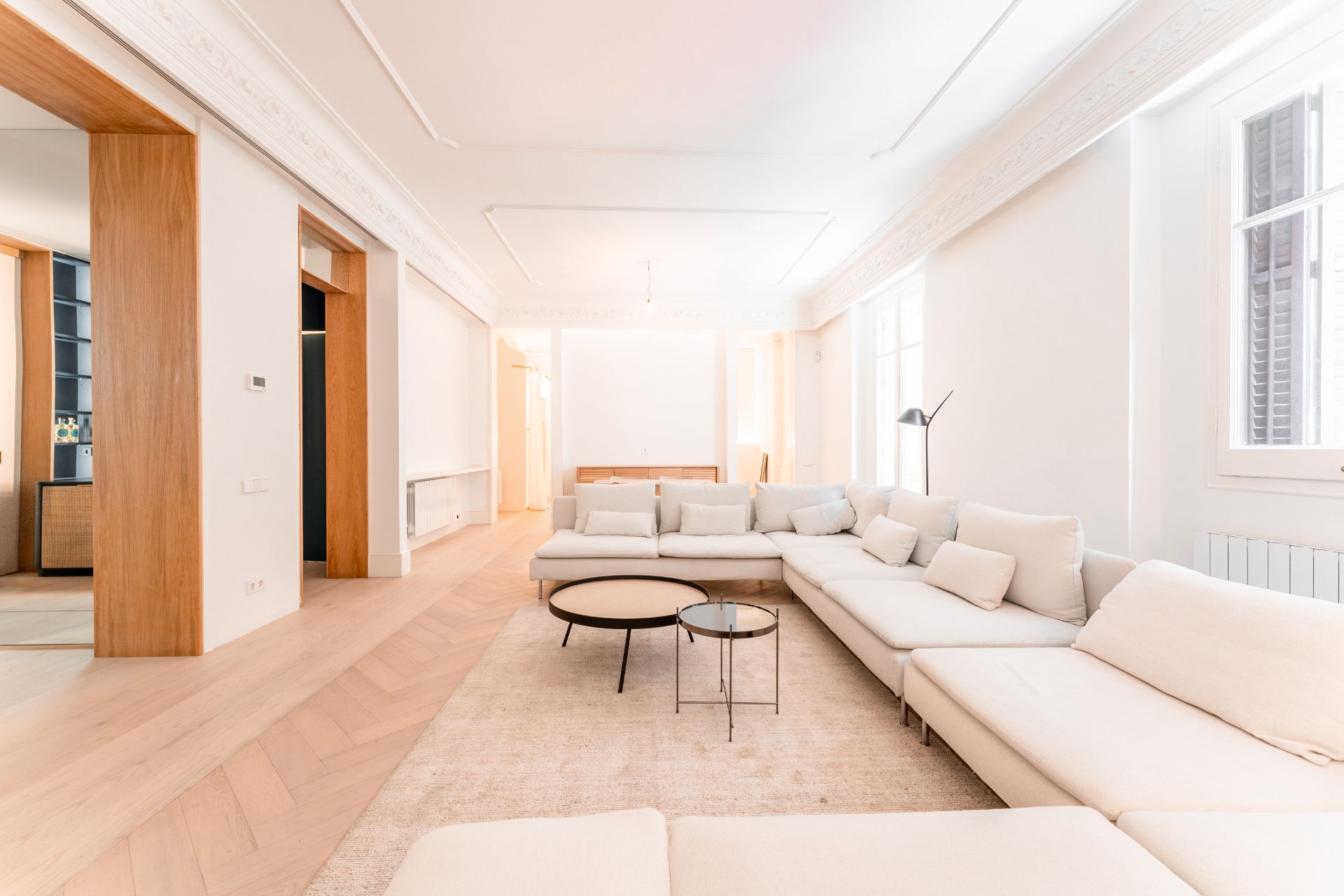 Living room of Apartment for sale in  Barcelona Capital  with Air Conditioner, Heating and Terrace