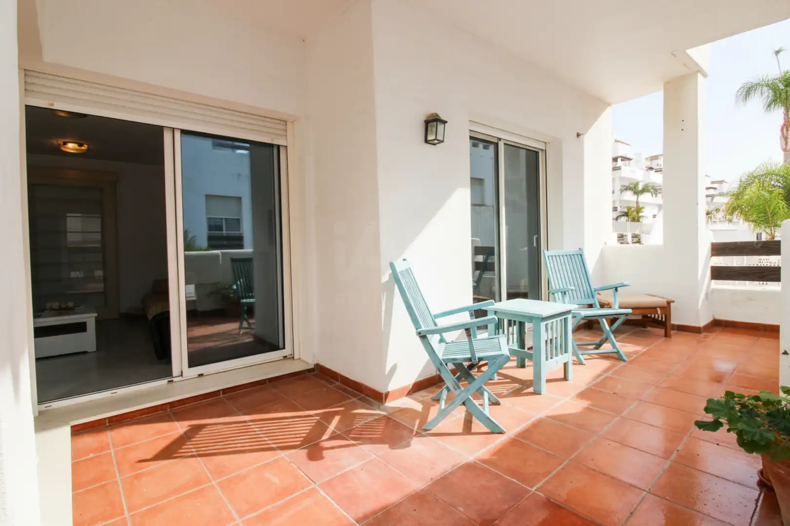 Terrace of Flat for sale in Estepona  with Air Conditioner, Heating and Terrace