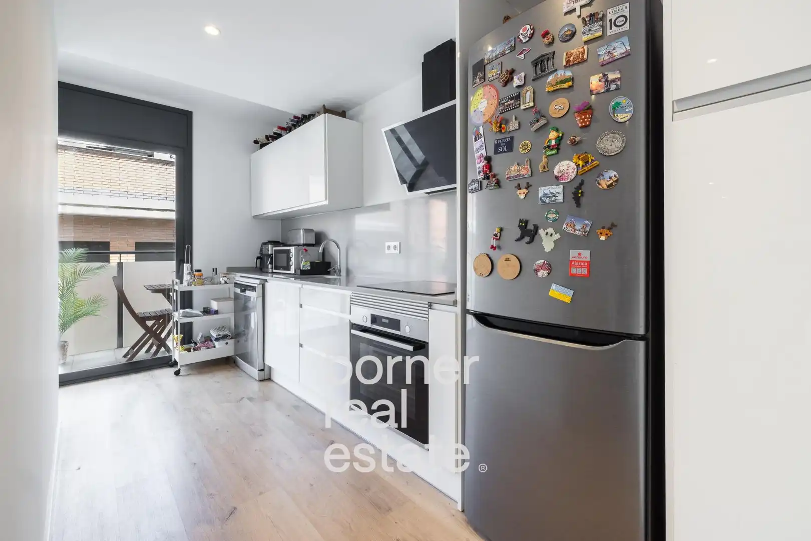 Kitchen of Flat for sale in Terrassa  with Air Conditioner, Heating and Parquet flooring