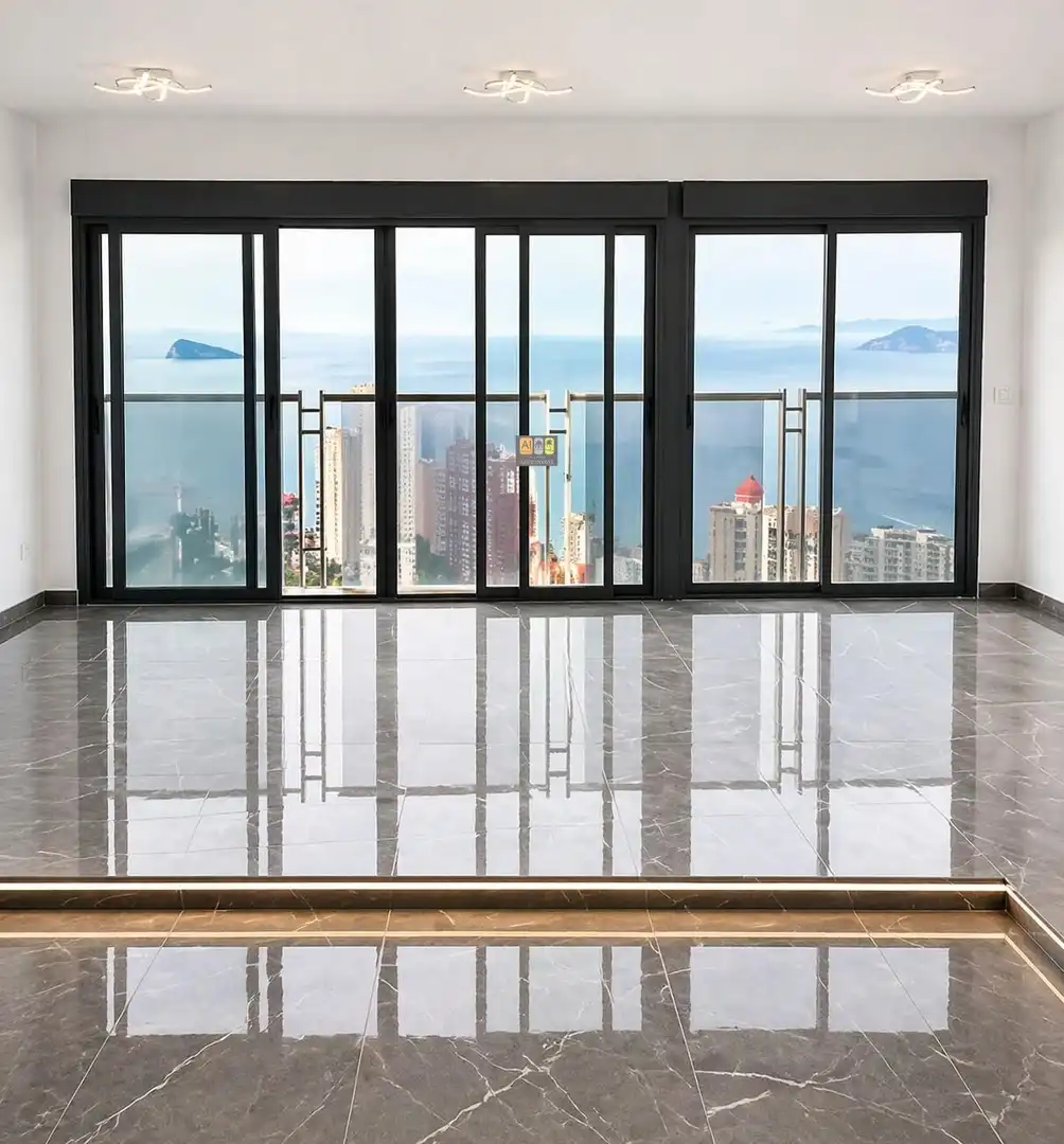Wohnzimmer von Dachboden zum Verkauf in Benidorm mit Klimaanlage, Terrasse und Balkon