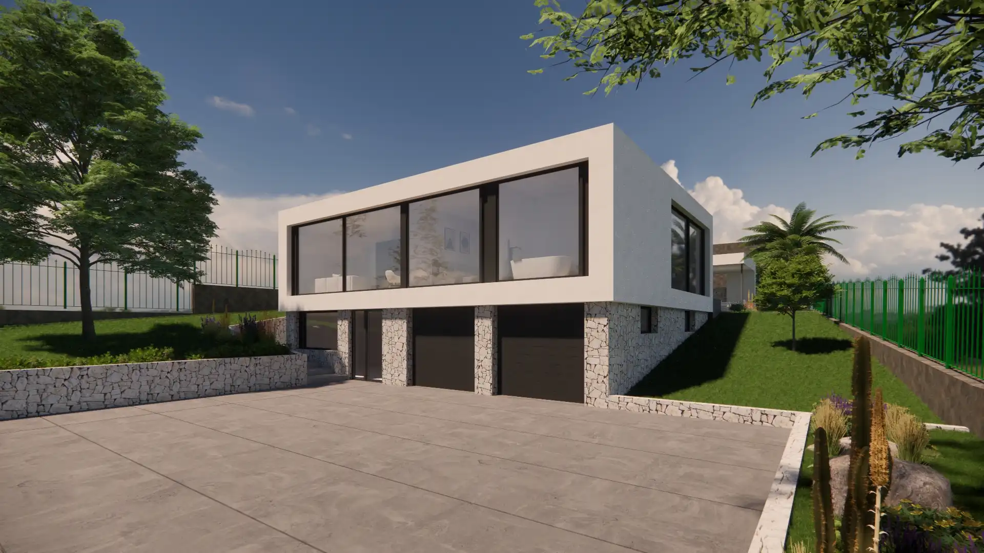 Vista exterior de Casa o chalet en venta en Sant Esteve Sesrovires con Aire acondicionado, Calefacción y Jardín privado
