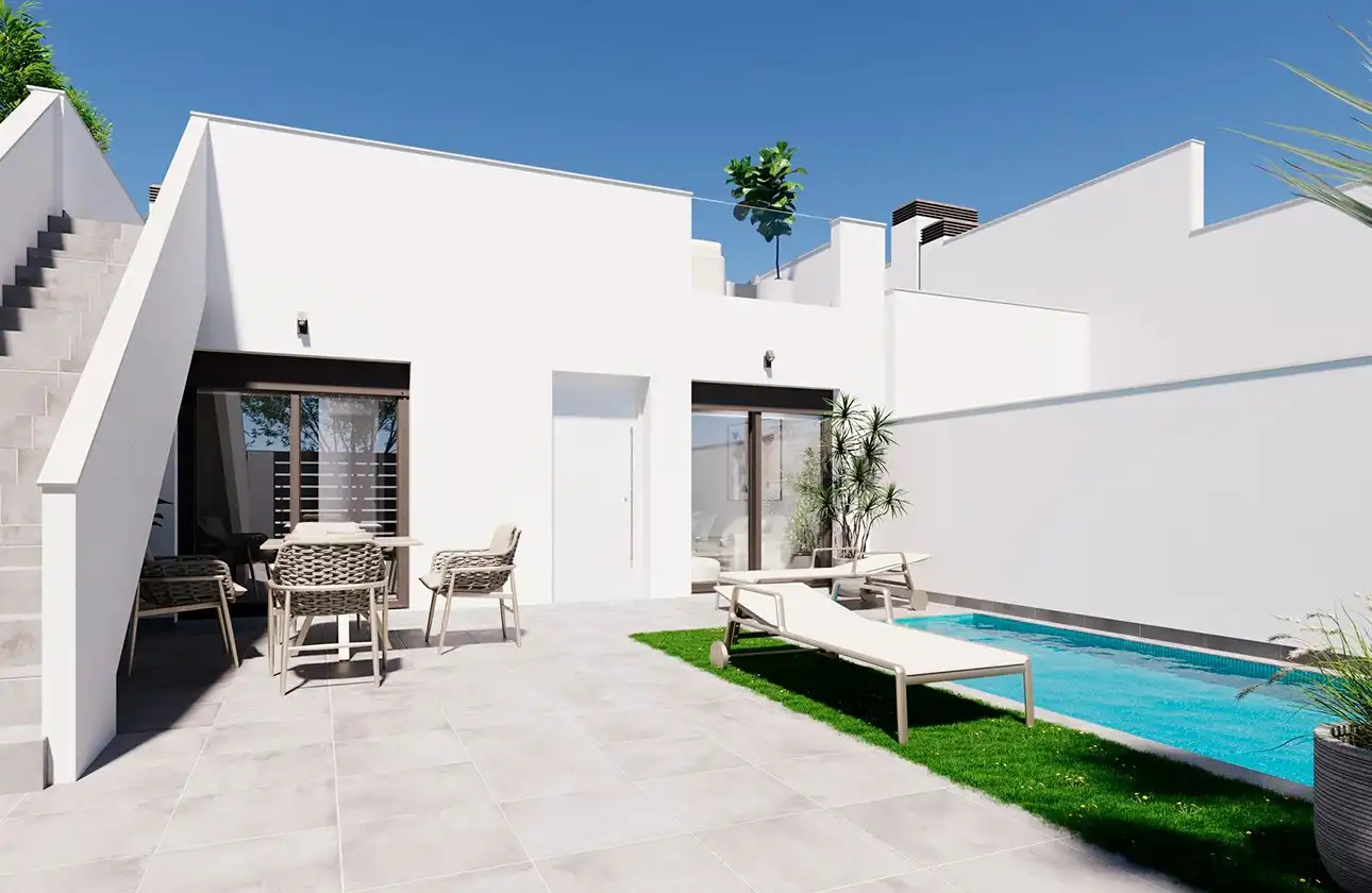 Terraza de Casa o chalet en venta en Torre-Pacheco con Aire acondicionado, Calefacción y Jardín privado