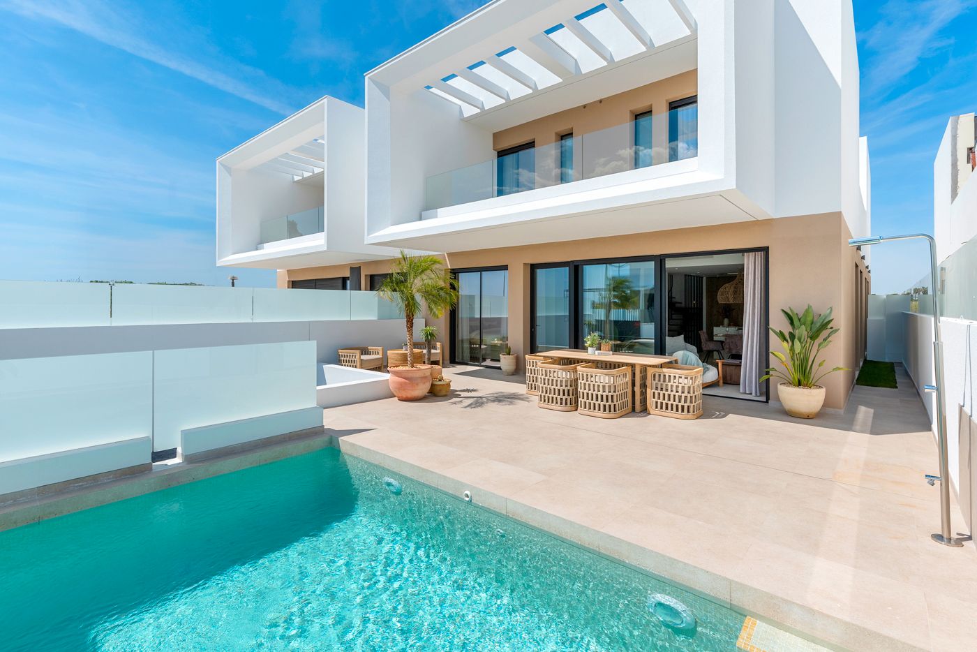 Terraza de Casa o chalet en venta en Dolores con Aire acondicionado, Jardín privado y Piscina