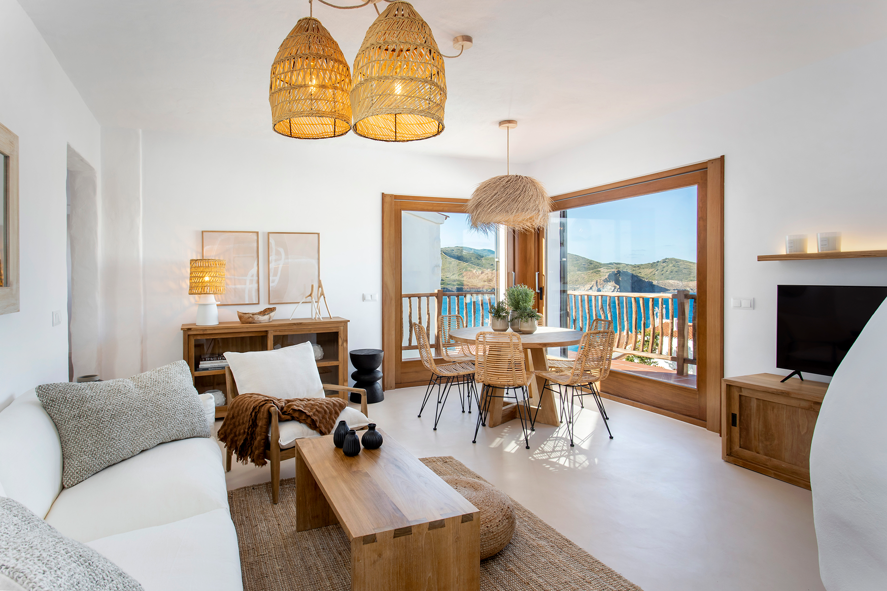 Sala d'estar de Apartament en venda en Es Mercadal amb Aire condicionat, Calefacció i Terrassa