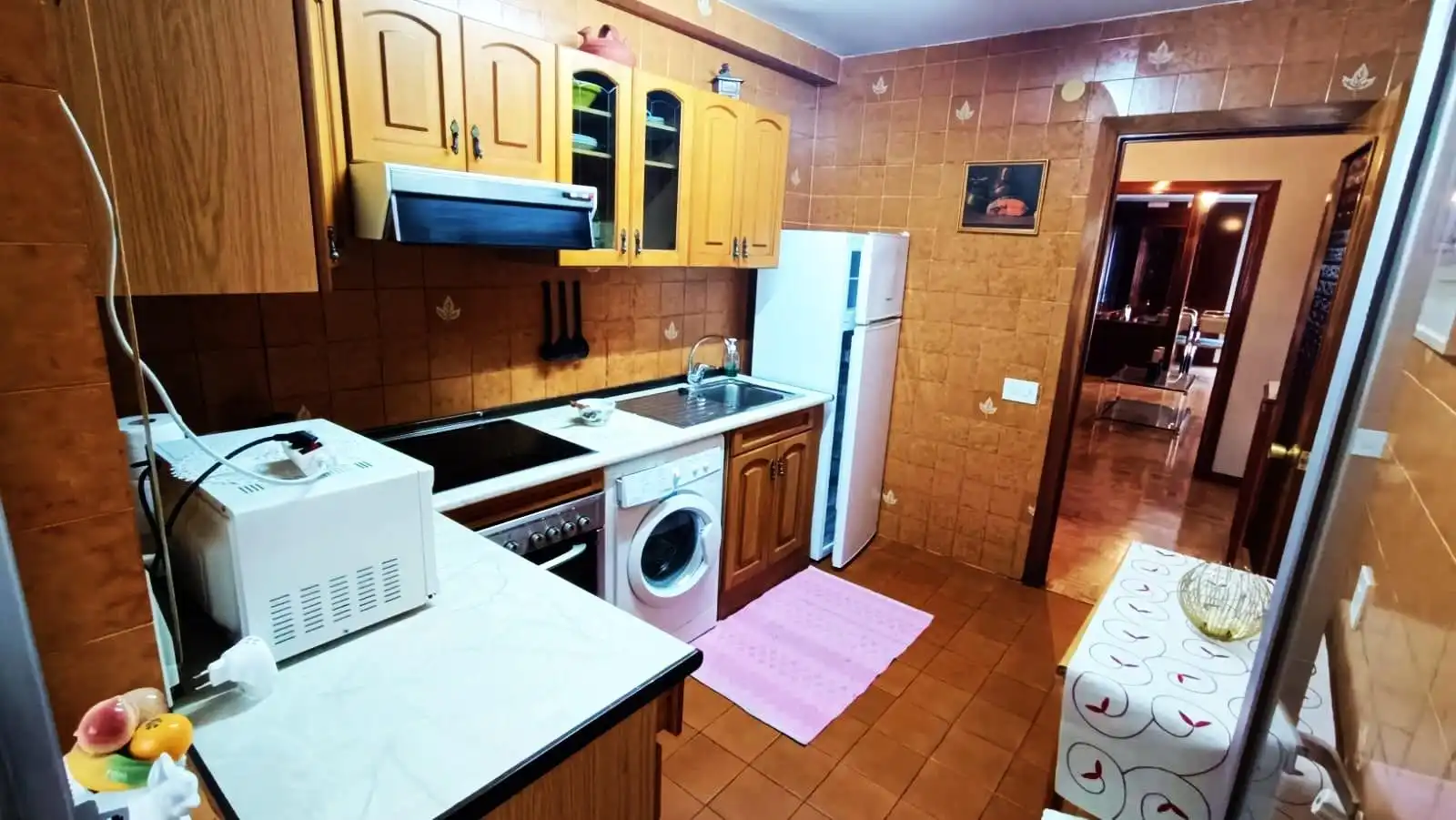 Kitchen of Flat for sale in Zamora Capital   with Heating, Parquet flooring and Terrace
