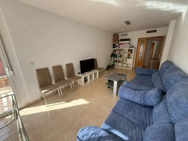 Sala de estar de Piso de alquiler en Murcia con Aire acondicionado, Terraza y Amueblado