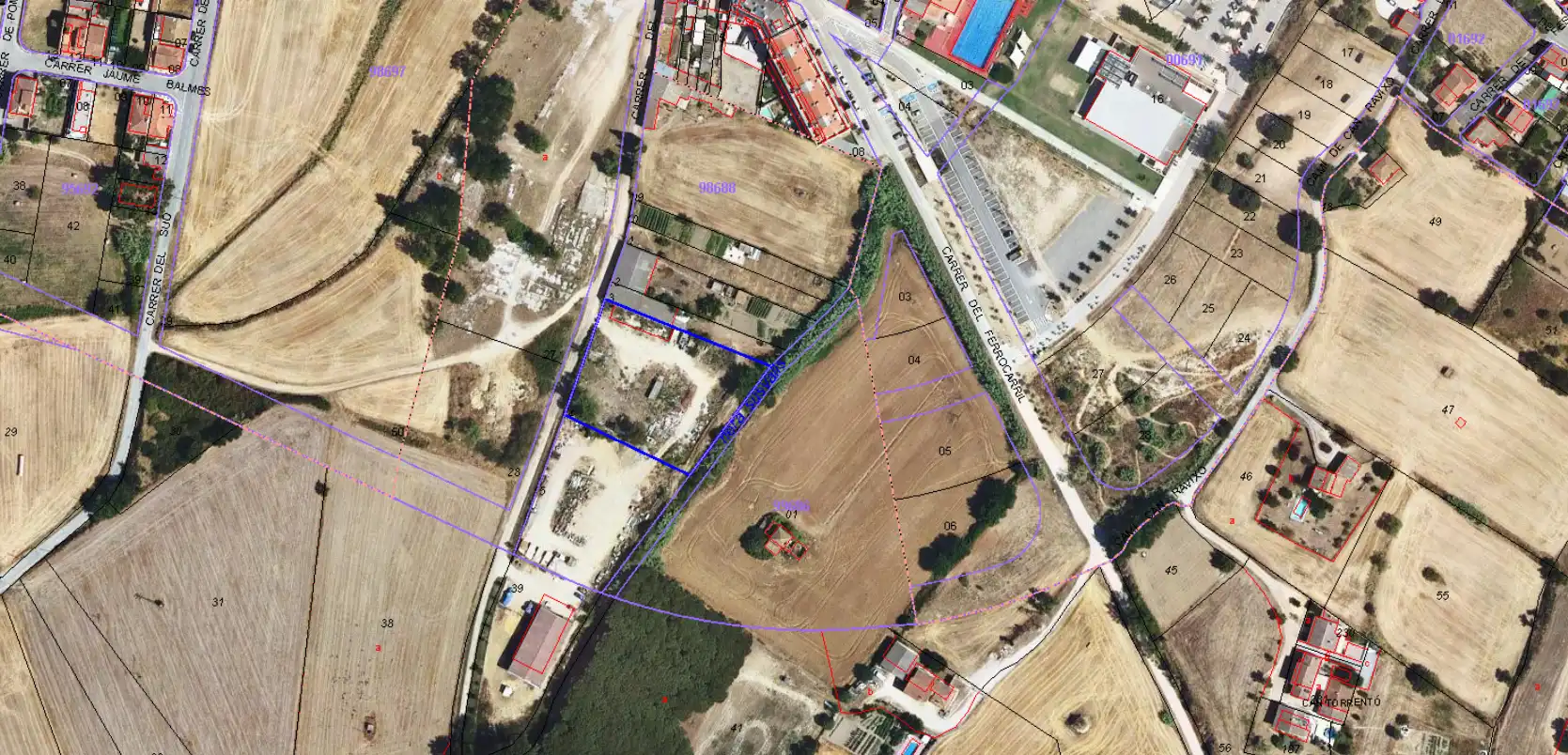 Terreny residencial en venda a Del Suro, 57