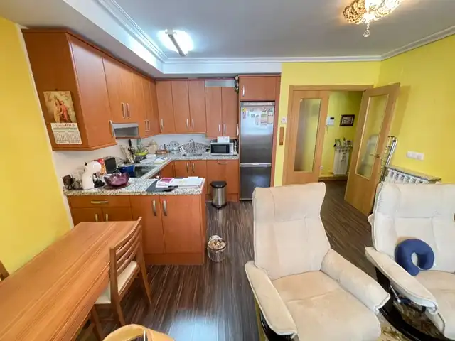 Cocina de Apartamento en venta en Cistérniga con Calefacción, Trastero y Amueblado