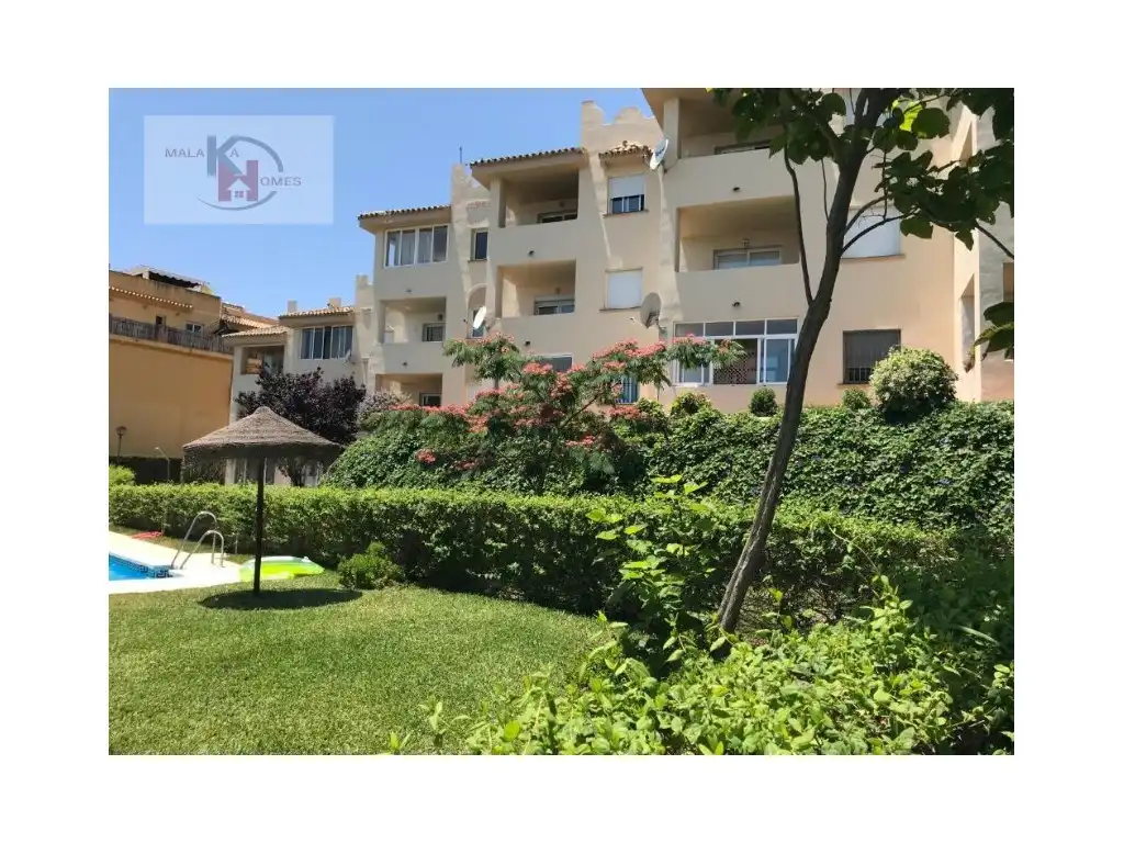 Vista exterior de Apartamento en venta en Mijas con Jardín privado y Piscina comunitaria