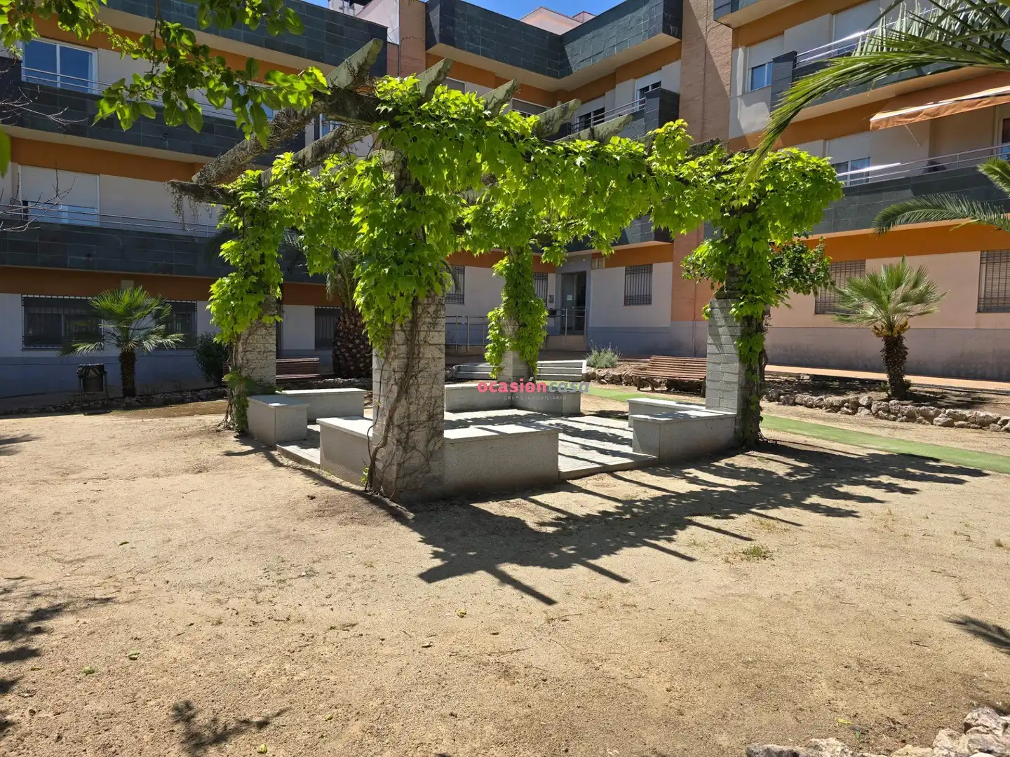 Terrasse von Wohnung zum Verkauf in Pozoblanco mit Klimaanlage, Heizung und Privatgarten