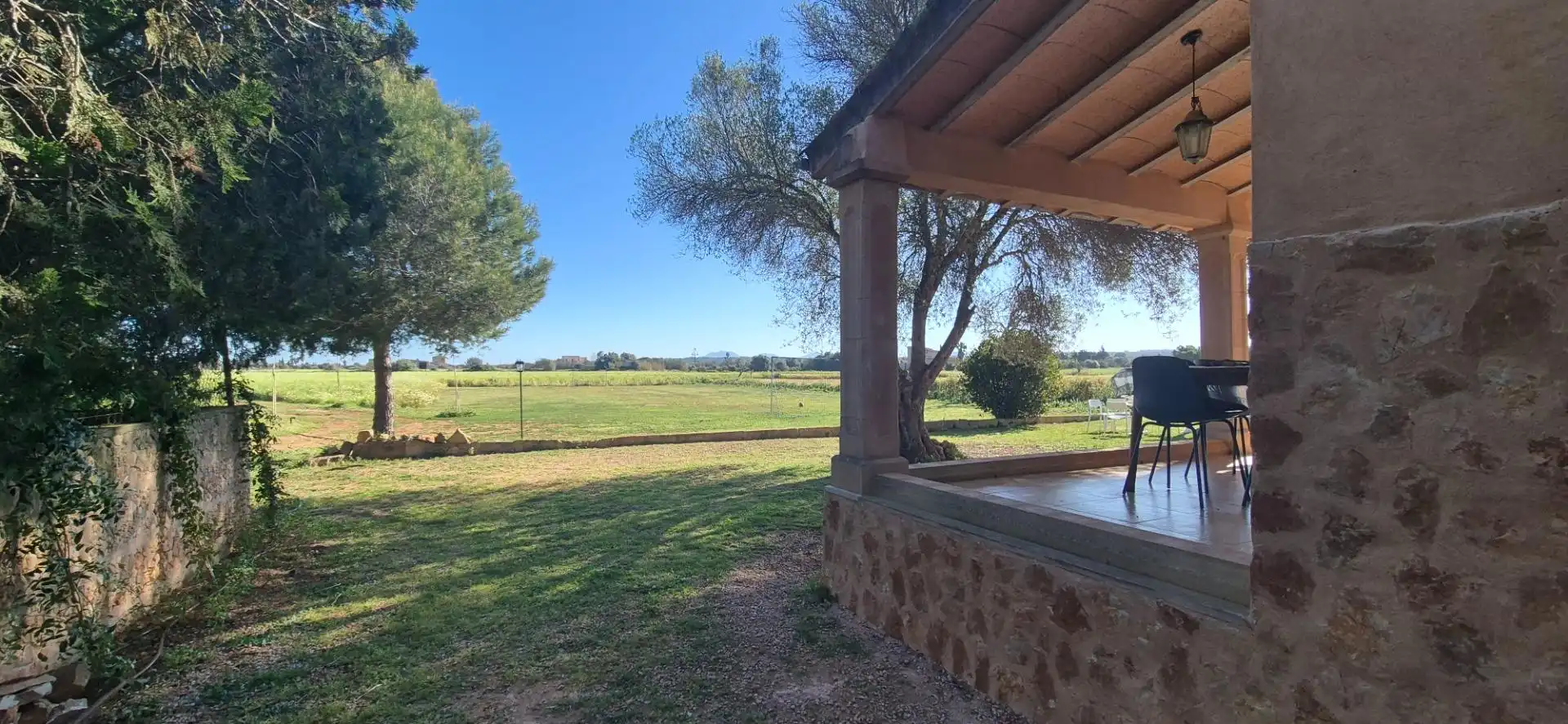 Jardí de Casa o xalet de lloguer en Campos amb Aire condicionat, Calefacció i Piscina