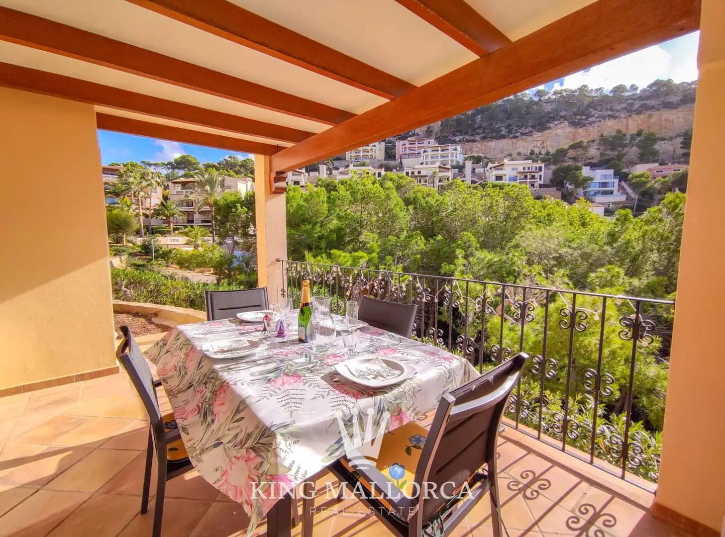 Terrasse von Wohnungen zur Miete in Andratx mit Klimaanlage, Heizung und Terrasse