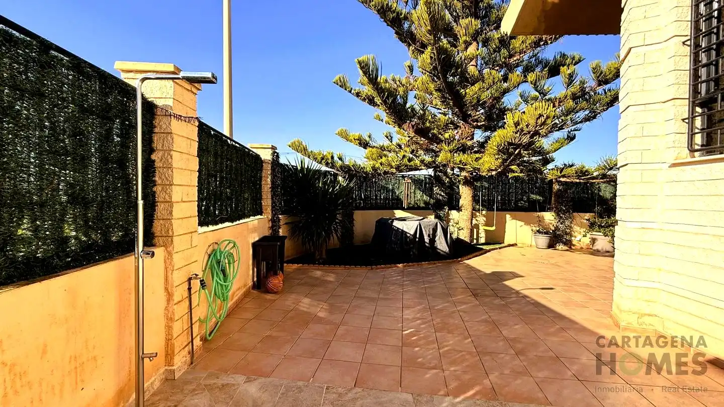 Terraza de Casa adosada en venta en Cartagena con Aire acondicionado, Jardín privado y Parquet
