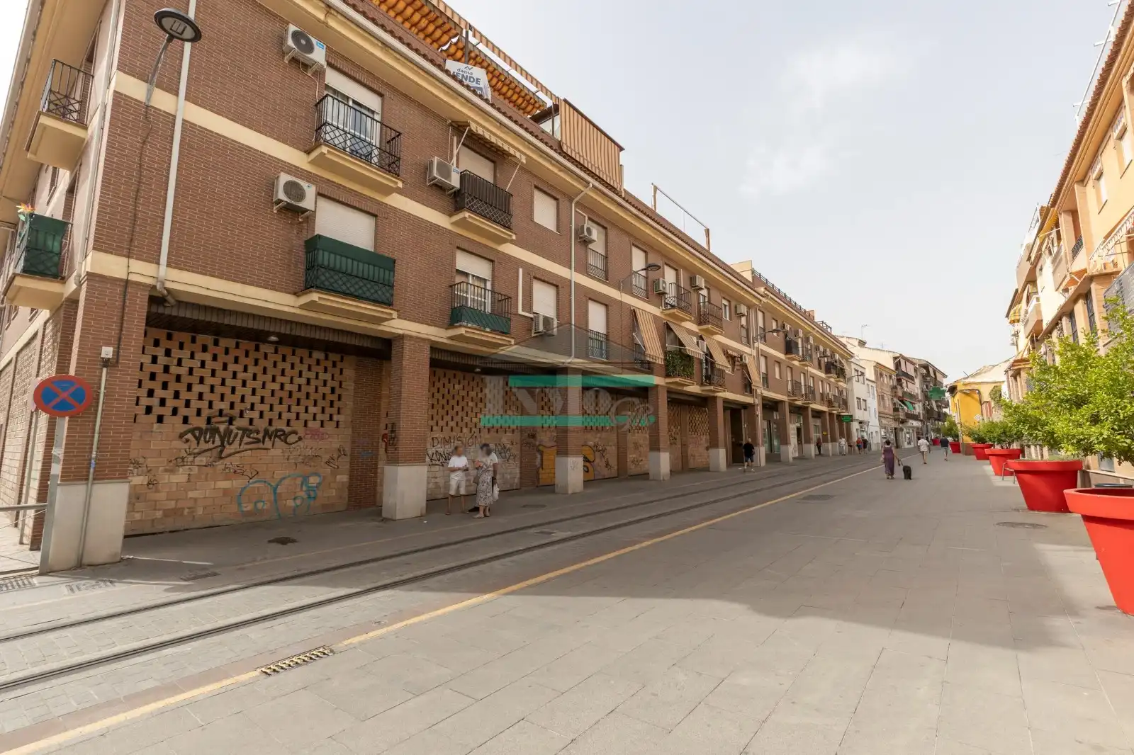 Exterior view of Flat for sale in Armilla  with Air Conditioner, Heating and Storage room